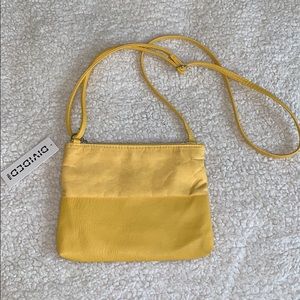 H&M Divided Yellow Crossbody Purse